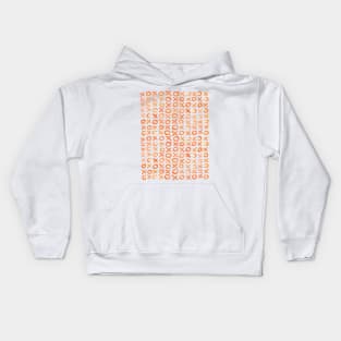 Xoxo valentine's day - orange Kids Hoodie